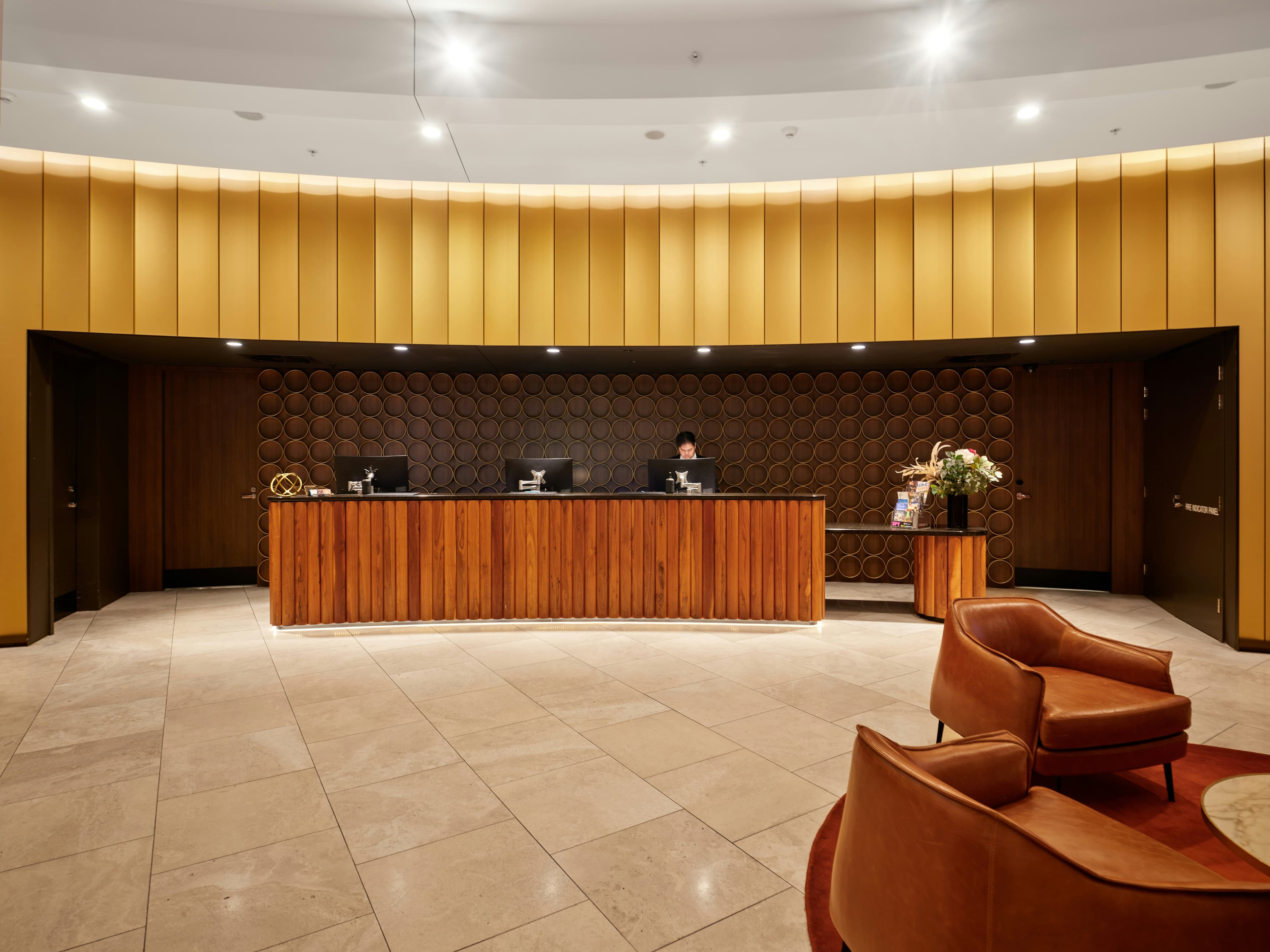 Reception di un hotel